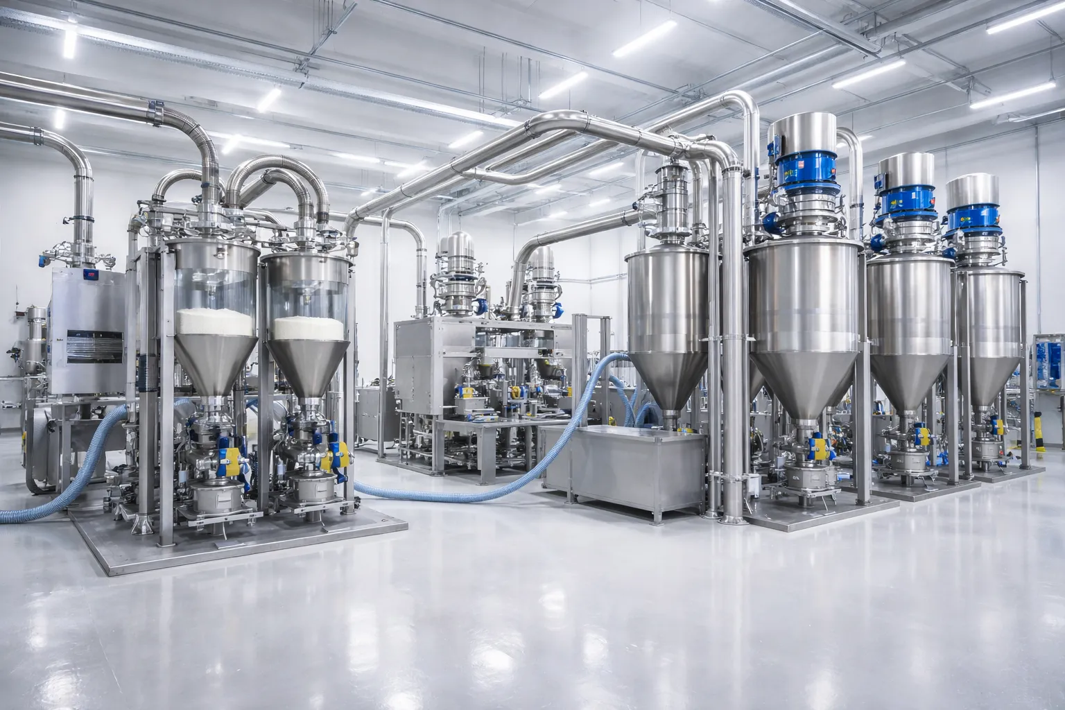 ประเภทของ Pneumatic Conveying System: แบบแรงดูด (Vacuum) และแรงดัน (Pressure) ต่างกันอย่างไร?