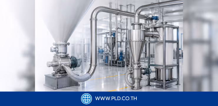 Pneumatic Conveying กับระบบลำเลียงทั่วไปต่างกันอย่างไร